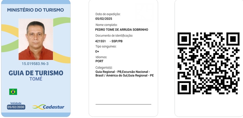 cracha do Guia Pedro