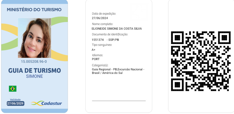 cracha da guia Simone Costa